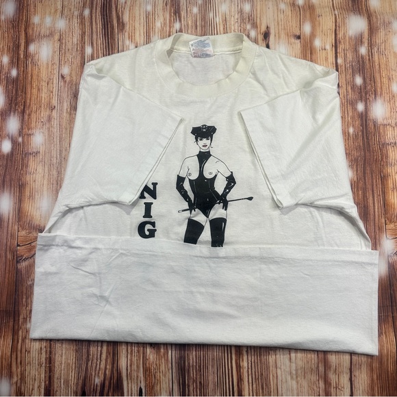 VINTAGE NIGHT PATROL  92’ SINGLE STITCH TSHIRT SIZE LARGE - Picture 5 of 12